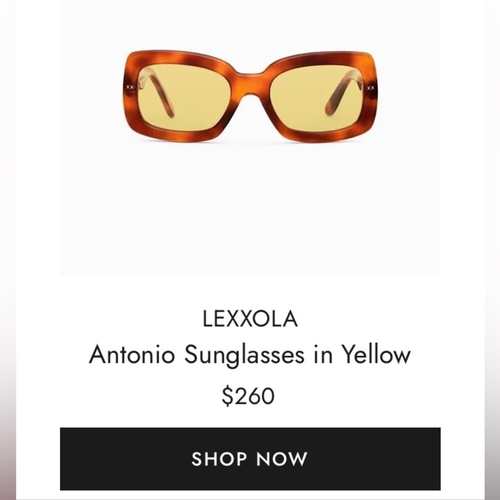 LEXXOLA Antonio Sunglasses Brown Acetate - Unisex - $260.